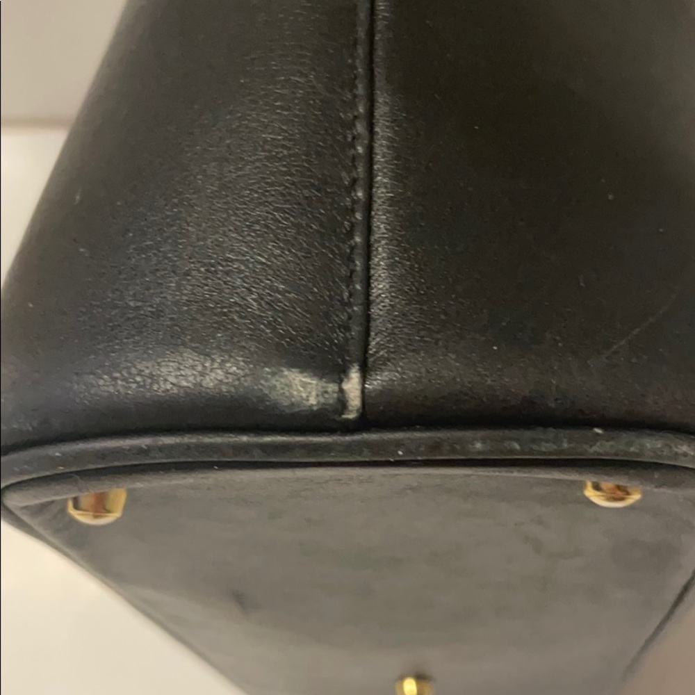 Gucci Black Leather Handbag with Bamboo handles - Picture 10 of 11